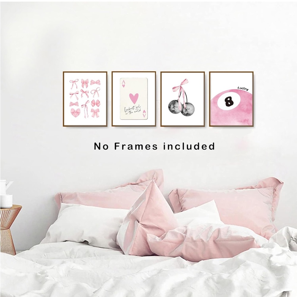 Pink coquettes painting